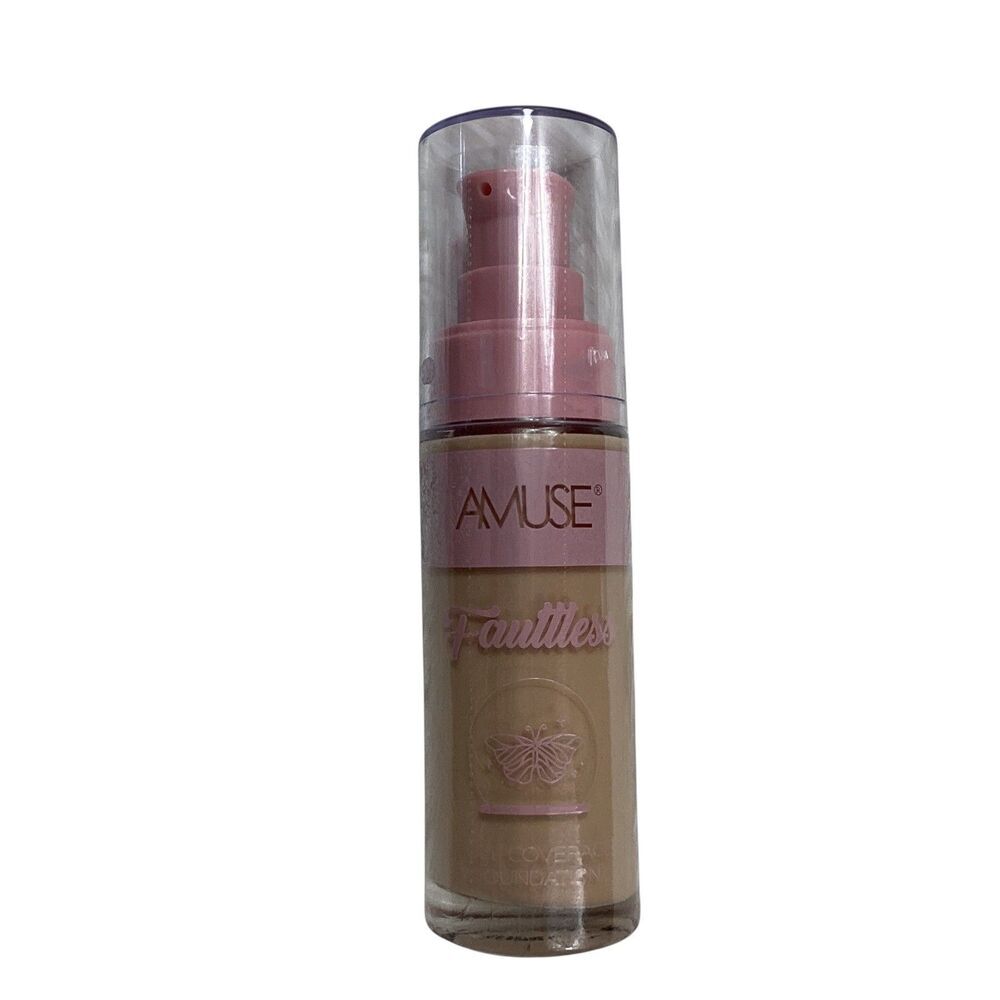 Amuse Faultless Full Coverage Foundation Liquid Makeup 30g KL304A-3 Brand New